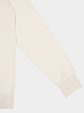 Piacenza 1733 Beige V-Neck Buttoned Cotton Cardigan