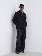 Fendi Black Wool FF Zucca Blouson Jacket