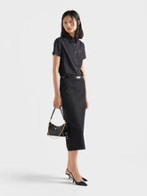 Prada Black Glossy Leather Mini Shoulder Bag
