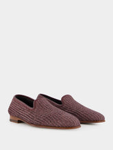 Manolo Blahnik Mario Brown Raffia Loafers