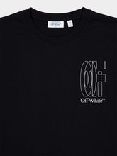 Off-White Black Outline Arrow Slim Cotton T-Shirt
