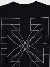 Off-White Black Outline Arrow Slim Cotton T-Shirt