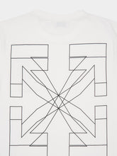 Off-White White Outline Arrow Slim Cotton T-Shirt