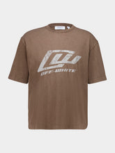Off-White Brown OWR Logo Cotton T-Shirt