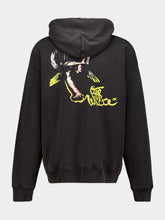 Off-White Black Fallen Caravaggio Cotton Hooded Sweatshirt