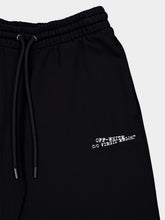 Off-White Black Big Double Arrow Cotton Shorts