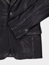 Off-White Black Bookish Buffalo Leather Jacket