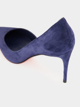 Christian Louboutin Iriza 85 mm Zaffiro Blue Suede Pumps
