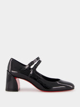 Christian Louboutin Black Miss Jane Patent Leather Pumps