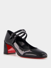 Christian Louboutin Black Miss Jane Patent Leather Pumps