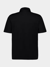Ferragamo Black Jersey Cotton Polo Shirt