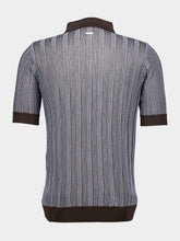 Ferragamo Polo with Vertical Stripes