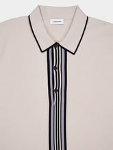 Ferragamo Polo Shirt with Center Stripe