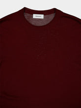 Ferragamo Bordeaux Lightweight Wool Sweater