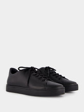 Manolo Blahnik Black Calf Leather Sneakers