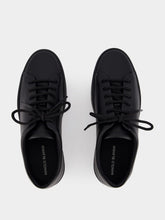 Manolo Blahnik Black Calf Leather Sneakers