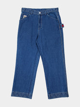Bode Indigo Embroidered Denim Knolly Brook Trousers
