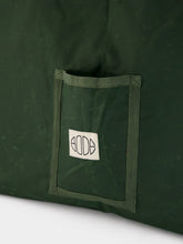 Bode Green Waxed Cotton Zip Tote