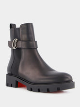 Christian Louboutin Chelsea Booty Lug leather boots