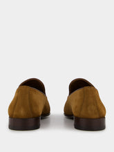 Manolo Blahnik Chester Brown Suede Tassel Loafers