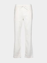 Frescobol Carioca White Oscar Linen Trousers