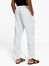 Frescobol Carioca White Oscar Linen Trousers