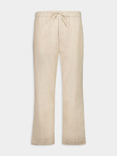 Frescobol Carioca Sand Linen-Blend Oscar Trousers
