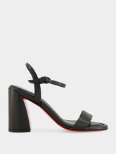 Christian Louboutin Miss Jane Sandal 85 in Black Lamb Nappa Leather