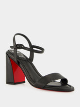 Christian Louboutin Miss Jane Sandal 85 in Black Lamb Nappa Leather