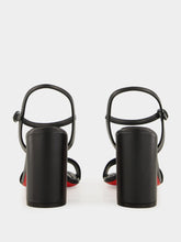 Christian Louboutin Miss Jane Sandal 85 in Black Lamb Nappa Leather