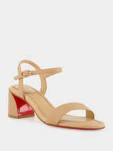 Christian Louboutin Miss Jane Sandal 55 in Blush Lamb Nappa Leather