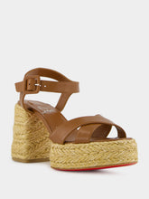Christian Louboutin Calakala 85 Leather Espadrilles