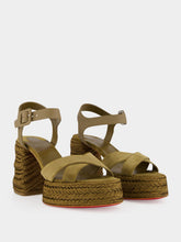 Christian Louboutin Bronzo Calakala 85 Espadrilles