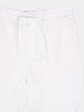 Frescobol Carioca White Linen Felipe Shorts