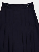 Gabriela Hearst Blue Wesley Wool Midi Skirt