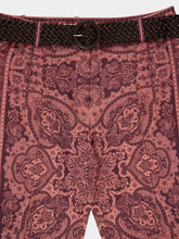 Zimmermann Flared Paisley Ottie Linen Pants