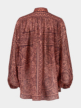 Zimmermann Paisley Ottie Ramie Tunic Top