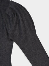 Gabriela Hearst Charcoal Melande Hannah Knit Dress