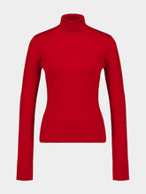 Gabriela Hearst Scarlet Red May Knit Turtleneck