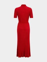 Gabriela Hearst Red Topaz Amor Knit Midi Dress