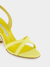 Light Yellow Ammoursli Nappa Sandals | PDP - Fashion Clinic
