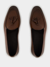 Manolo Blahnik Brown Lennox Calf Leather Loafers