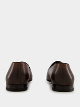 Manolo Blahnik Brown Lennox Calf Leather Loafers