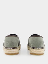 Manolo Blahnik Nerano Green Calf Suede Espadrilles