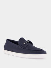 Christian Louboutin Marine Blue Chambeliboat Boat Shoes