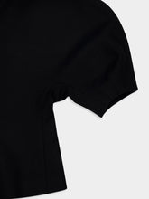 Gabriela Hearst Black Waverly Recycled Wool Top