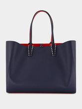 Christian Louboutin Zaffiro Blue Cabata Large Leather Tote