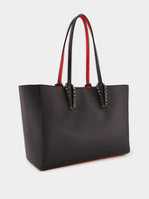 Christian Louboutin Cabata Small Black Tote Bag with Spikes