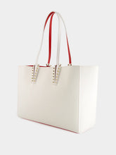 Christian Louboutin Cabata Small White Calf Leather Tote Bag
