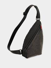 Christian Louboutin Black Funky Leather Crossbody Bag